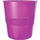 Corbeille à papier WOW LEITZ®, 15 L, violet