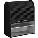 Corps Armoire universelle, sans volet roulant, L 980/800 x P 450 x H 800/980 mm, noir