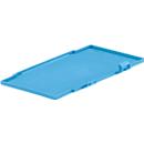 Couvercle C-KLT-D 32 PP, pour bacs pour petites pièces C-KLT, l. 300 x P 200 mm, bleu clair
