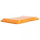Couvercle empilable Cemo, pour bacs rectangulaires 400 l, capacité de charge jusqu'à 400 kg, orange