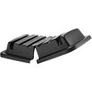 Couvercle pour bac de transport Rubbermaid Cube Truck, adapté au Cube Truck 0,2 m³, L 974 x l 654 mm, noir
