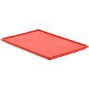 Couvercle pour bac EURO EF-D 64, rouge