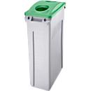 Couvercle pour bac Slim Jim®pour le tri de bouteilles ou cannettes, vert
