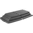 Couvercle pour benne basculante Rubbermaid Tilt Truck, 0,6 m³, avec poignées, L 1549 x l 806 x H 222 mm, noir