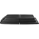 Couvercle pour benne basculante Rubbermaid Tilt Truck 0,8 m³, avec poignées, L 1698 x l 876 x H 229 mm, noir