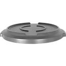 Couvercle, pour conteneur rond de 85 L, gris