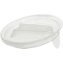 Couvercle pour pot plastique gradué de 2000 ml , Ø 155 mm, en polypropylène, transparent