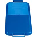 Couvercle pour poubelle de 60 litres, bleu