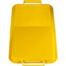 Couvercle pour poubelle de 60 litres, jaune