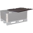 Couvercle pour rehausse de palette, L 1200 x l. 800 mm, noir