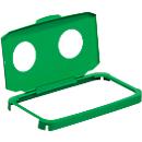 Couvercle rabattable DURABIN® pour collecteur de DURABIN® 60 litres - avec 2 orifices