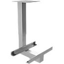 CPU holder for desk Topas Line, silver