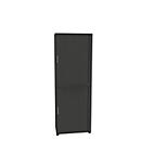 Cross shutter cabinet, 2-part, W 800 mm, 6 AA, graphite