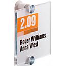 Crystal Sign door sign, acrylic glass, W 105 x H 105 mm