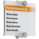 Crystal Sign door sign, acrylic glass, W 148 x H 105 mm