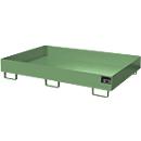 Cubeta para estantería tipo RW/RW 1800, sin rejilla, verde RAL6011