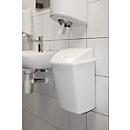 Cubo de basura de pared 15 l, blanco