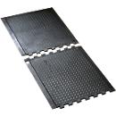 Dalle antifatigue ergonomique modulaire Comfort-Lok, 700 x 800 mm, tapis intermédiaire, en caoutchouc SBR/NBR