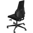 Dauphin Tec Identity bureaustoel, zonder armleuningen, synchroonmechanisme, voorgevormde zitting, lendensteun, stoffen bekleding, zwart/zwart