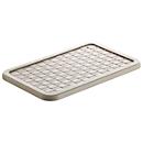 Deckel für Aufbewahrungskorb Rotho COUNTRY mit Volumen 6 l & Format A5, L 284 x B 190 x H 13 mm, Polypropylen, cappuccino