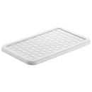 Deckel für Aufbewahrungskorb Rotho COUNTRY mit Volumen 6 l & Format A5, L 284 x B 190 x H 13 mm, Polypropylen, weiss
