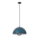 Deckenleuchte Lukas, Metall blau, B 410 x T 410 x H 200 mm, E27, meet by paperflow