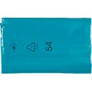 Deiss afvalzakken, 240 liter, gerecycled LDPE, scheurvast en veelzijdig, B 800+400 x H 1200 mm, blauw, 200 stuks