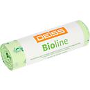DEISS Bioline bio-afvalzakken, Ecovio bio-folie, naturel, B 500 x H 600, 30 liter, 500 stuks