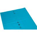 Deiss PREMIUM® afvalzakken, robuust en veelzijdig, gerecycled LDPE, los, B 680+420 x H 1620 mm, 400 liter, blauw, 100 stuks