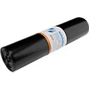 Deiss PREMIUM PLUS® afvalzakken, gerecycled LDPE, scheurvast, B 700 x H 1100 mm, 120 liter, 34 µm, zwart, 250 stuks