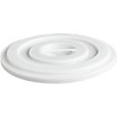 Deksel van HDPE, 50 liter, naturel