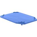 Deksel voor Euronorm bak FB 600, blauw