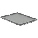 Deksel voor Euronorm bak MF 4120/4170/4220 - polypropeen- L 396 x B 297 mm - grijs