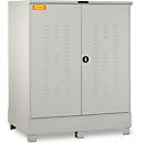 Dépôt de matières dangereuses CEMO 320, en acier, capacité de la cuve 320 l, verrouillable, L 1500 x P 1200 x H 1895 mm, pour 2 x 200 l/6 x 60 l