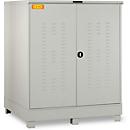 Dépôt de matières dangereuses CEMO 400, en acier, capacité du bac 400 l, verrouillable, L 1500 x P 1500 x H 1895 mm, pour 4 x 200 l/9 x 60 l