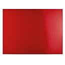 Design-Glasboard magnetoplan®, magnetisch, beschreibbar, Querformat, rot, 1200 x 900 mm