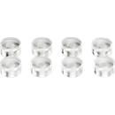 Design-magneten van acryl, Ø 20 mm, 8 stuks