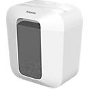 Destructeur de documents Fellowes Powershred® LX25, coupe croisée 4 x 37 mm, P-4, 11,5 l, capacité de coupe 6 feuilles, blanc