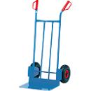 Diable en tubes d’acier avec grande bavette, 100 % caoutchouc, 17,5 kg