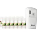 Diffuseur de parfum Rubbermaid Microburst-3000, y compris 12 recharges, Sensations, jusqu'à 90 jours, programmable, L 187 x l 101 mm x H 82 mm, blanc