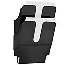 Distributeur de prospectus Flexiplus 2 DURABLE, 2 distributeurs, A4, portrait, noir