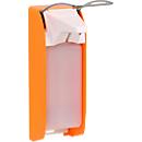 distributeur de savon et de désinfectant Ingo-man plus, 1000 ml, y compris le flacon vide, orange vif