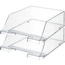 Document Tray HAN XXL, plastic, 2 pieces, transparent