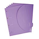 Documentenmap TARIFOLD Smartfolder, formaat A4, voor max. 80 vel, karton, violet, 6 stuks