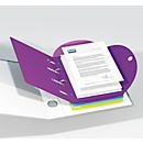 Dokumentenmappe TARIFOLD Smartfolder, Format A4, für bis zu 80 Blatt, Karton, farbsortiert, 6 Stück