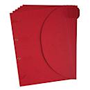 Dokumentenmappe TARIFOLD Smartfolder, Format A4, für bis zu 80 Blatt, Karton, rot, 6 Stück