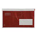 Dokumententasche Novafix, selbstklebend, Format C5/C6, Fenster rechts, LDPE, 250 Stück