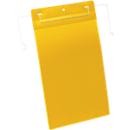 Dokumententaschen mit Drahtbügel, B 210 x H 297 mm (DIN A4), 50 Stück, gelb