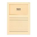 Dossier de classement Classico ORDO ELCO, pour format A4, papier, 100 p., chamois clair