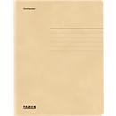 Dossier de classement FALKEN, format A4, 3 rabats, carton Manila, chamois